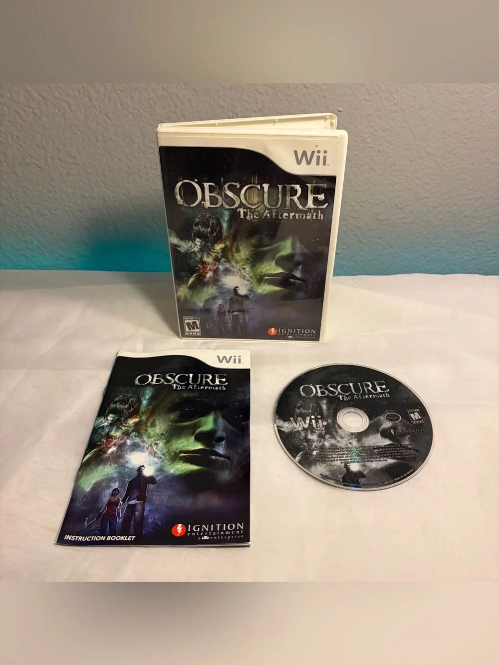 Obscure The Aftermath Tested & Work W Manual Nintendo Wii 2008 Videogame